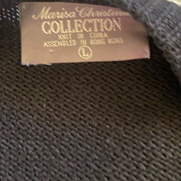 Vintage Marisa Christina Collection Sequin Sweater Cardigan Chic Festive - Picture 8 of 14